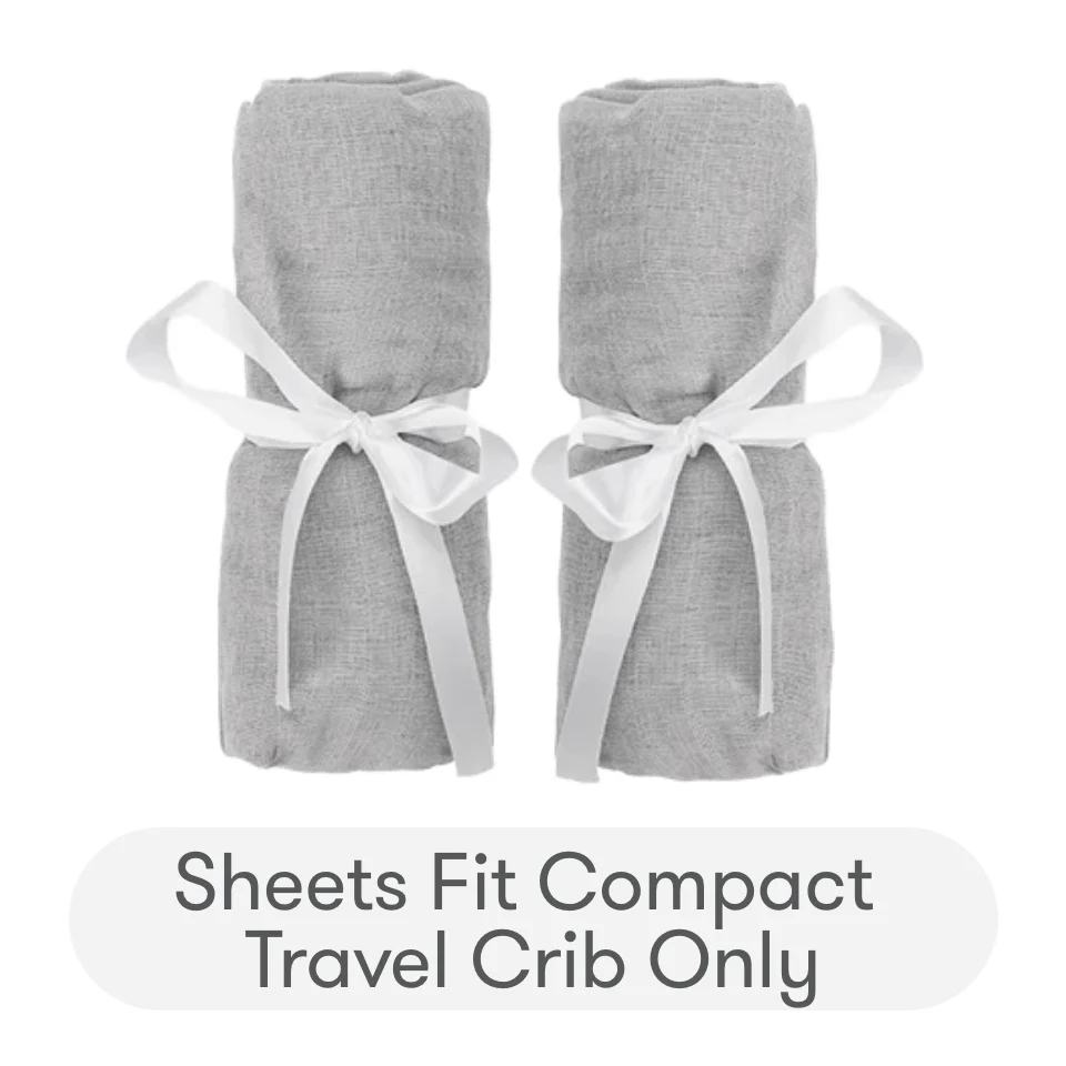Compact Travel Crib Sheets - Image 4