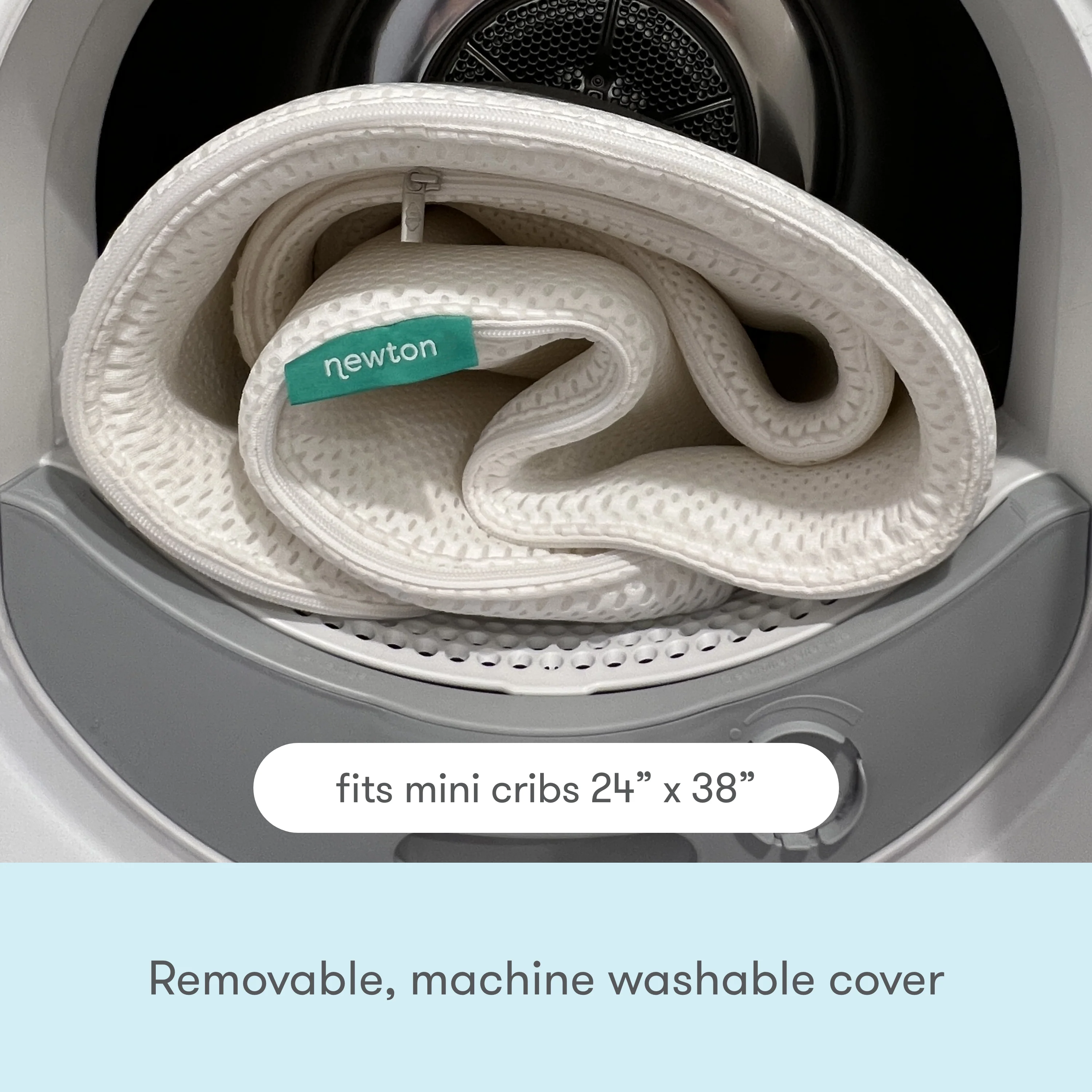 Extra Mini Crib Mattress Cover - Image 4