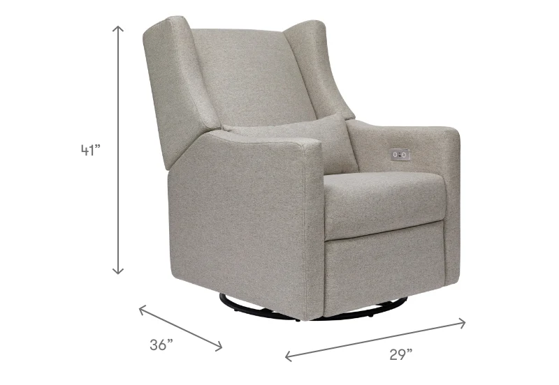 Kiwi Electronic Recliner and Swivel Glider with USB port - Image 16