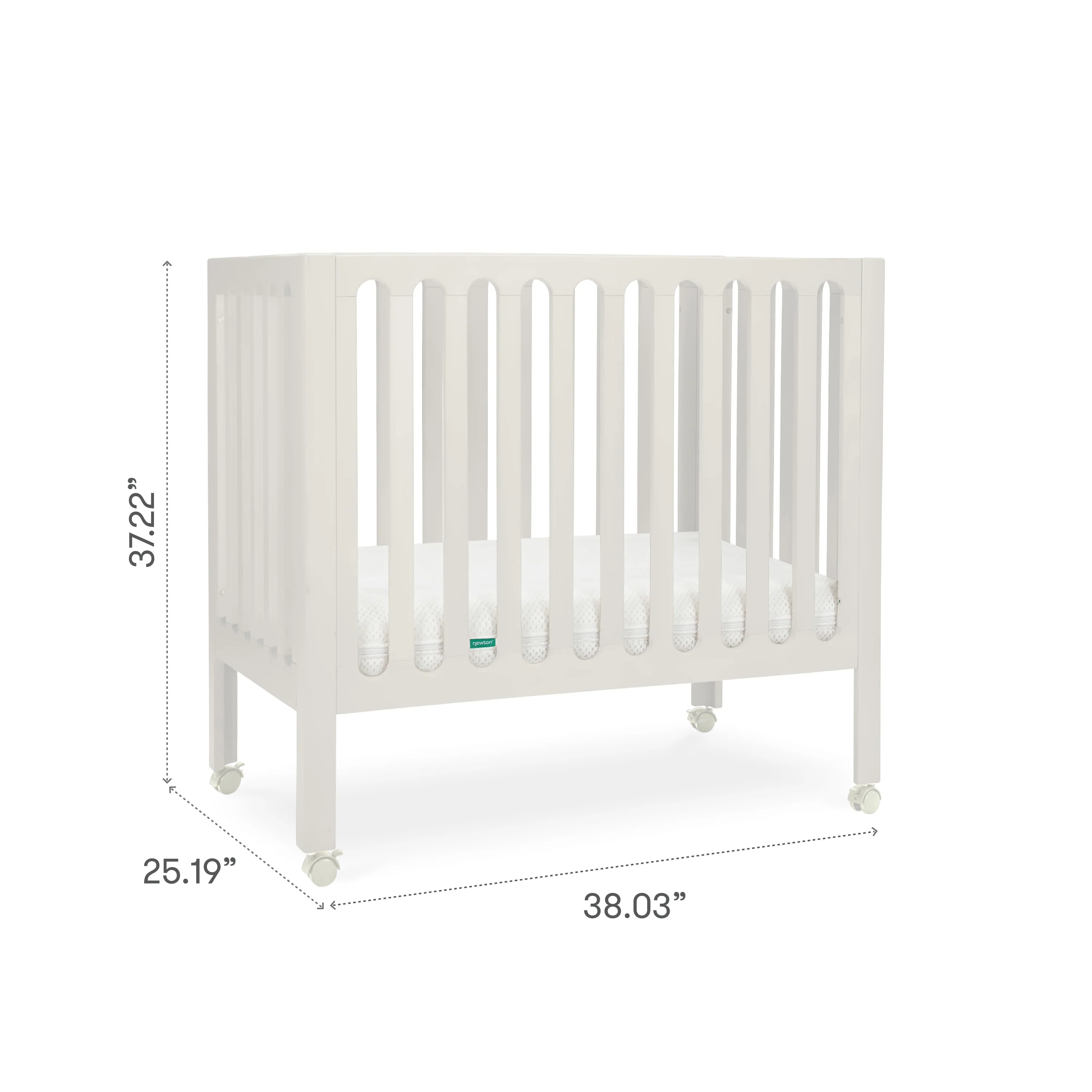 Newton Galileo Mini Crib with Newton Mattress - Image 36