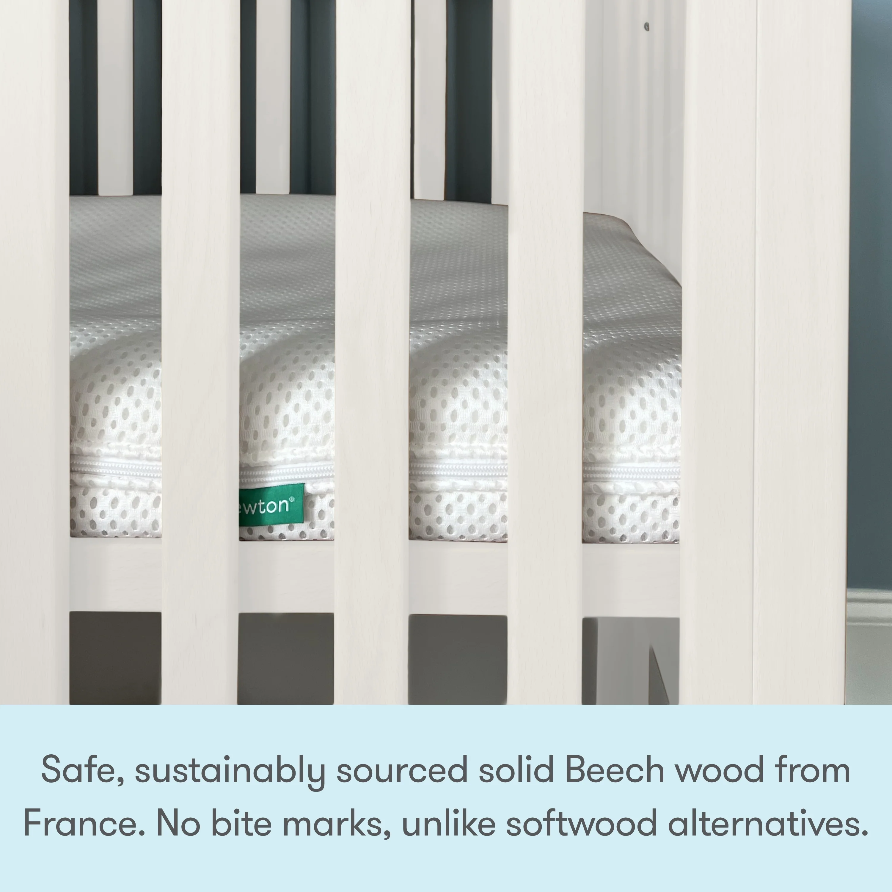 Newton Galileo Mini Crib with Newton Mattress - Image 38