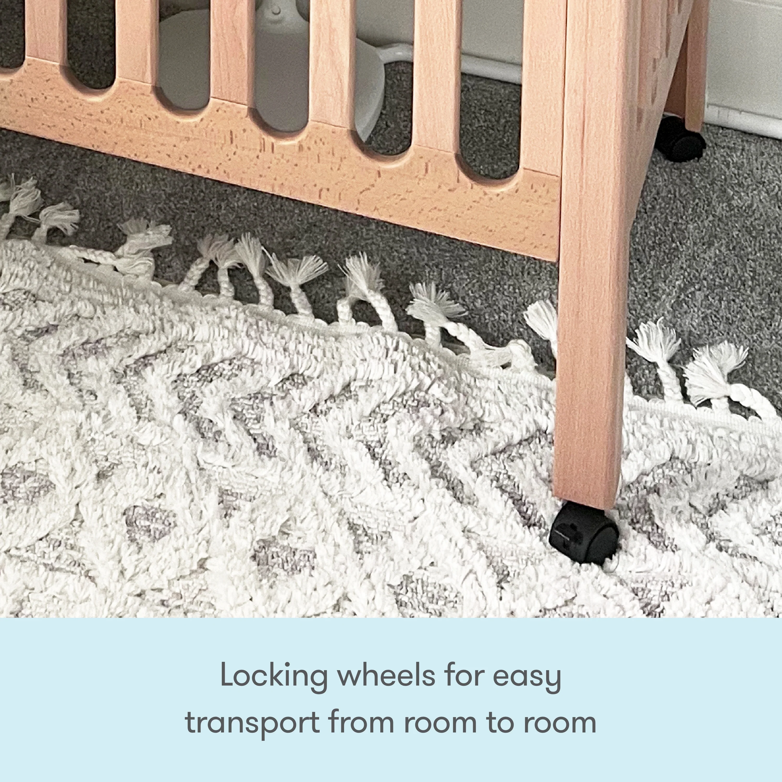 Newton Galileo Mini Crib with Newton Mattress - Image 4