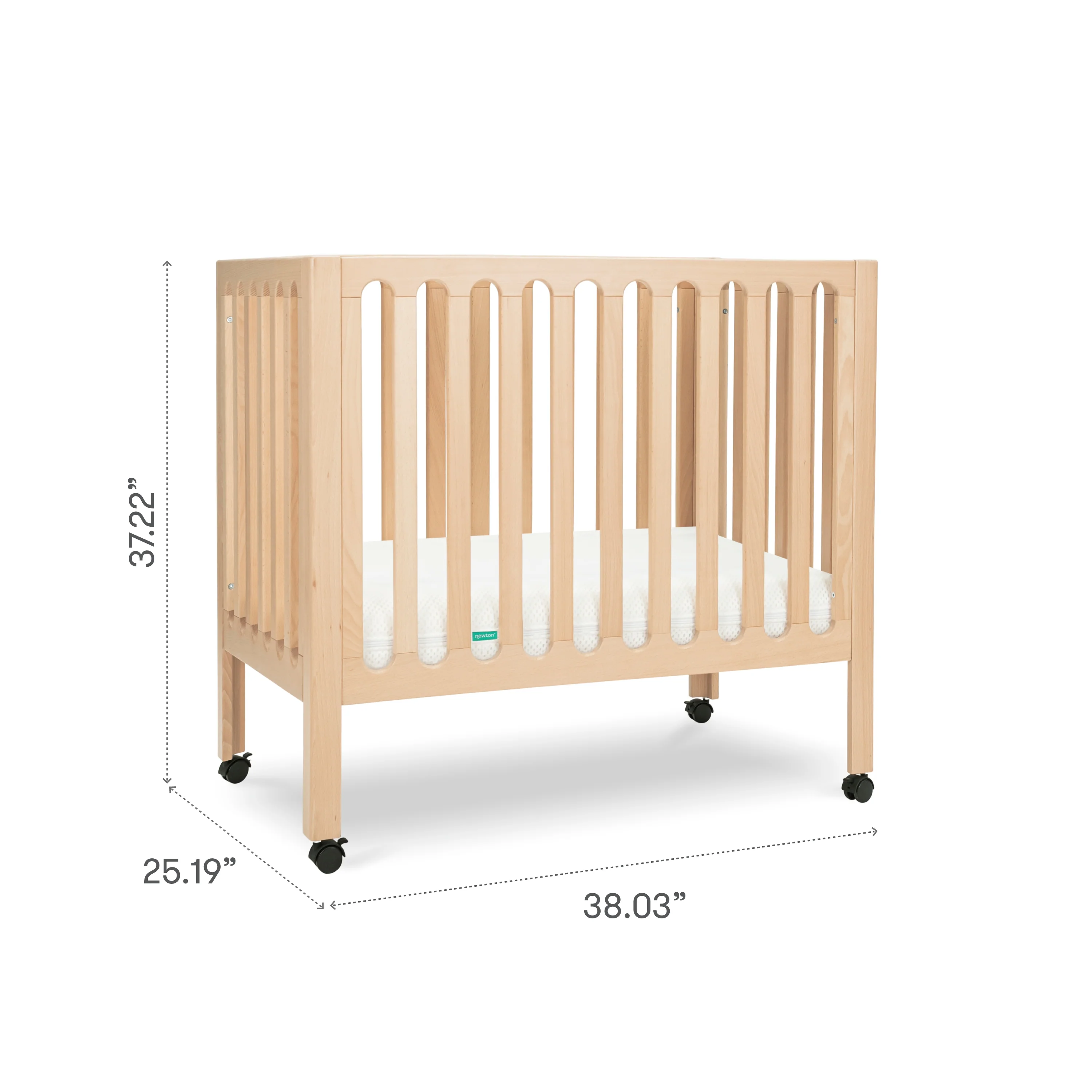 Newton Galileo Mini Crib with Newton Mattress - Image 7