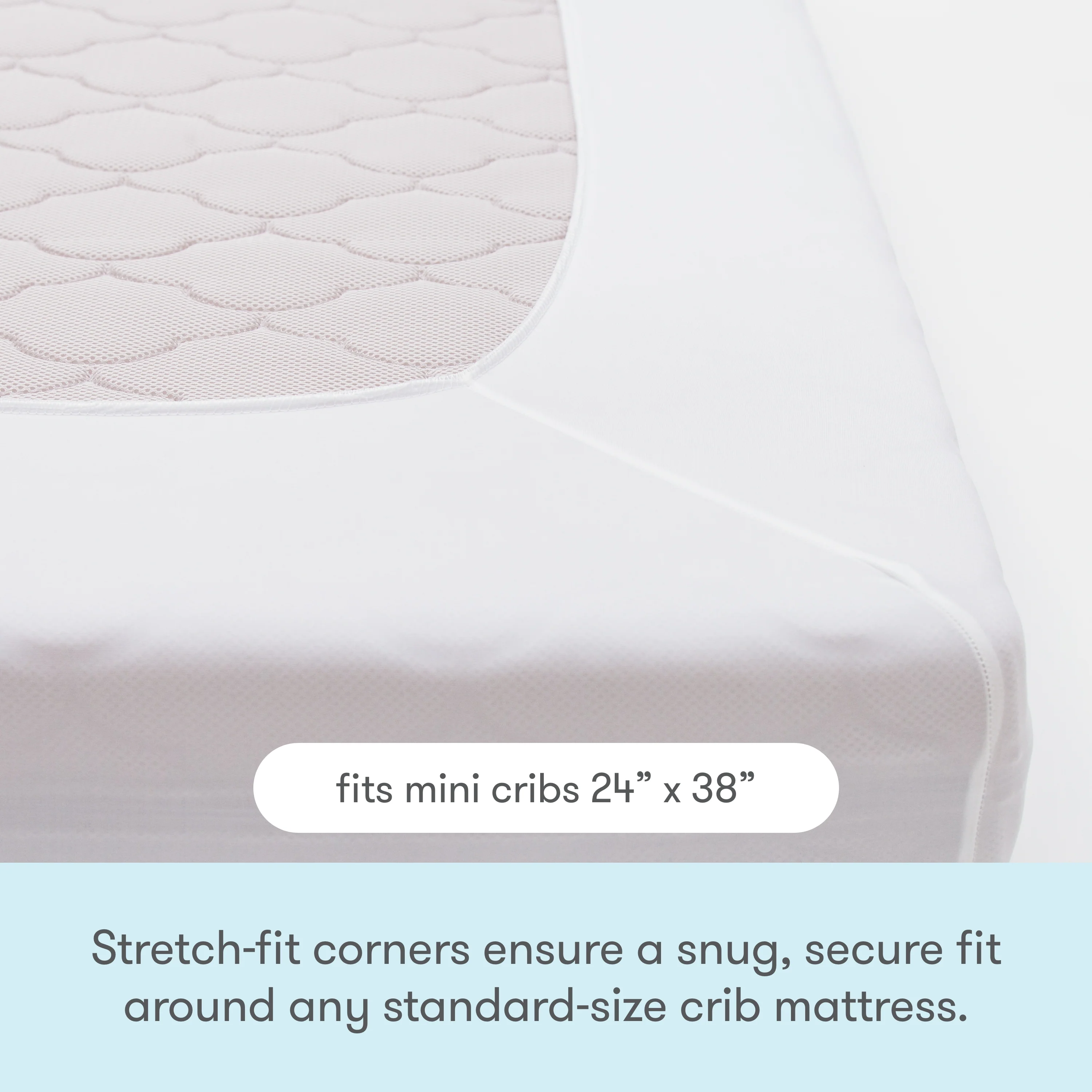 Waterproof Mini Crib Pad - Image 6